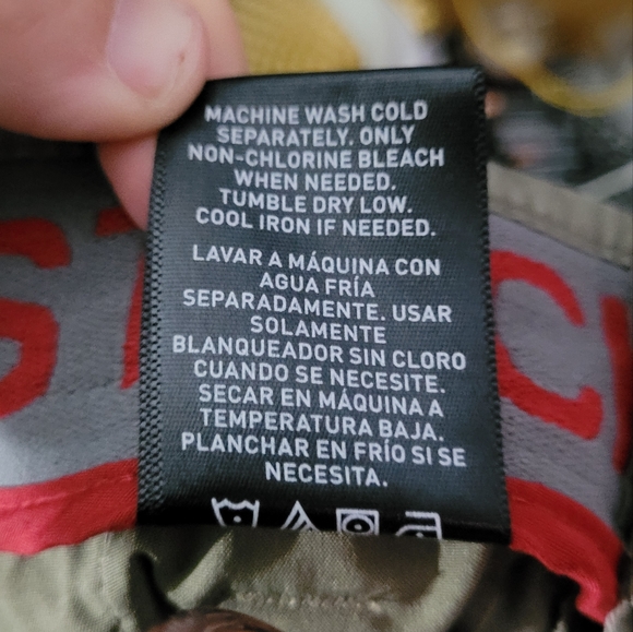 SWISS TECH | khaki stretch denim shorts - Picture 8 of 8